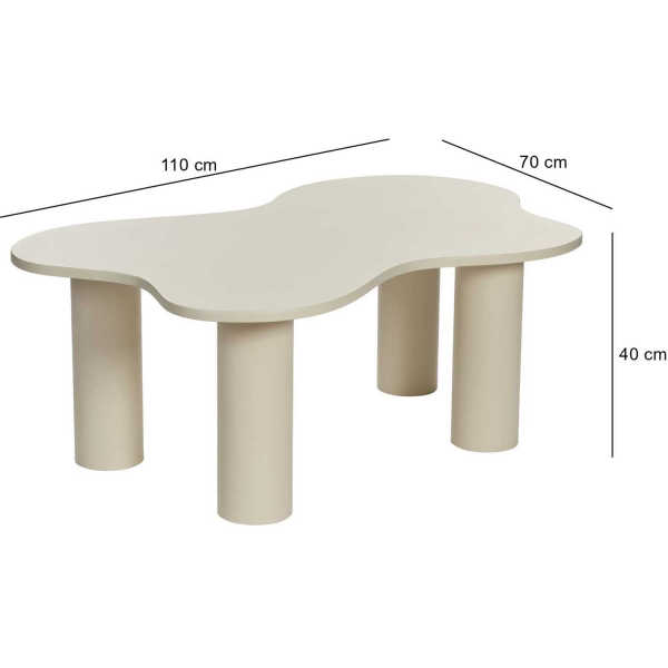Table basse en aggloméré Bloom - ASI-2144