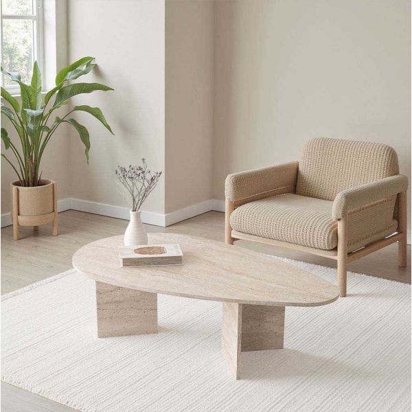 Table basse en aggloméré Flap - HANAH HOME