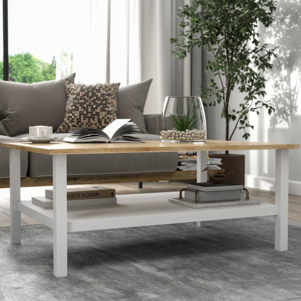 Table basse en aggloméré Frannie - 5