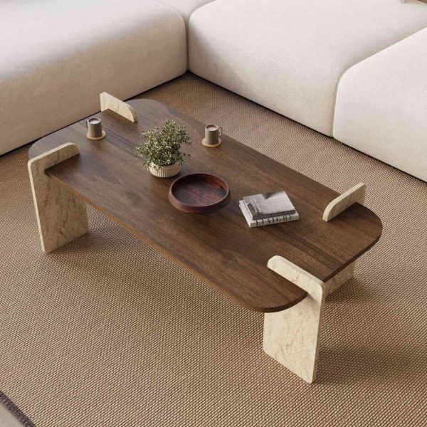 Table basse en aggloméré Leapiri - HANAH HOME