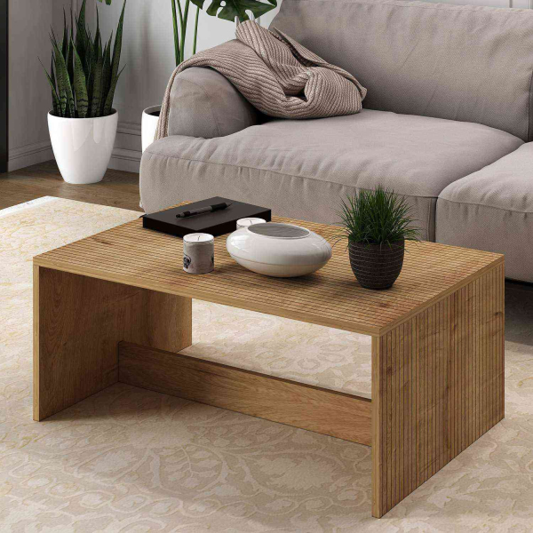 Table basse en aggloméré Lenna - 89,90