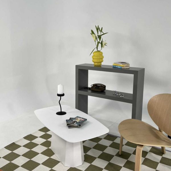 Table basse en aggloméré Lilyum Large - HANAH HOME