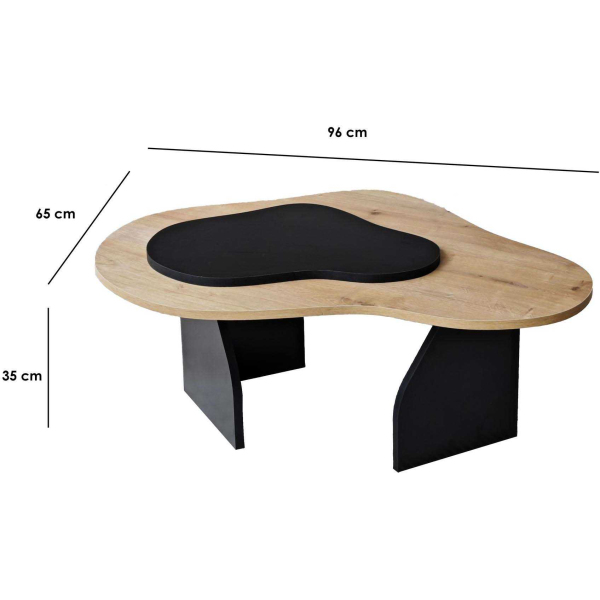 Table basse en aggloméré Melted - ASI-1708
