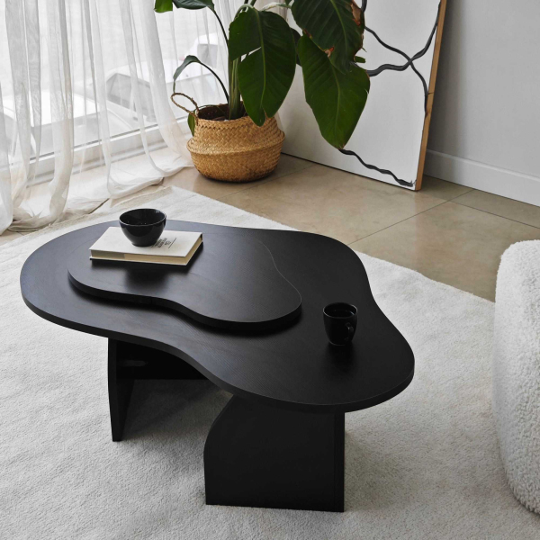 Table basse en aggloméré Melted - 8