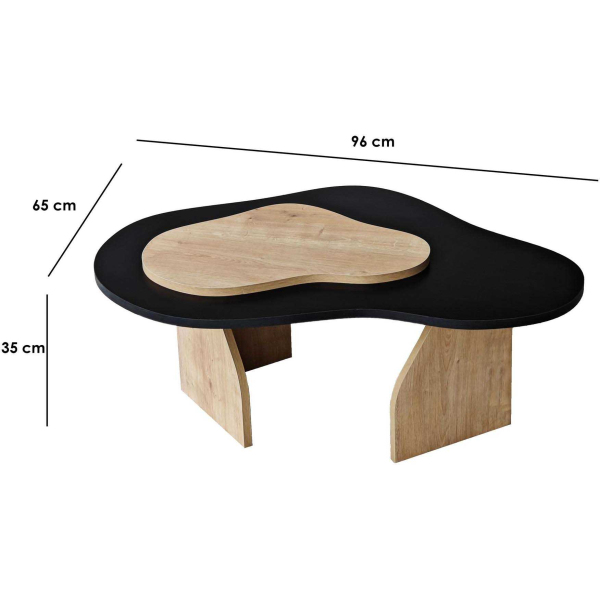 Table basse en aggloméré Melted - ASI-1707