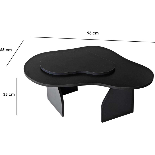 Table basse en aggloméré Melted - ASI-1706