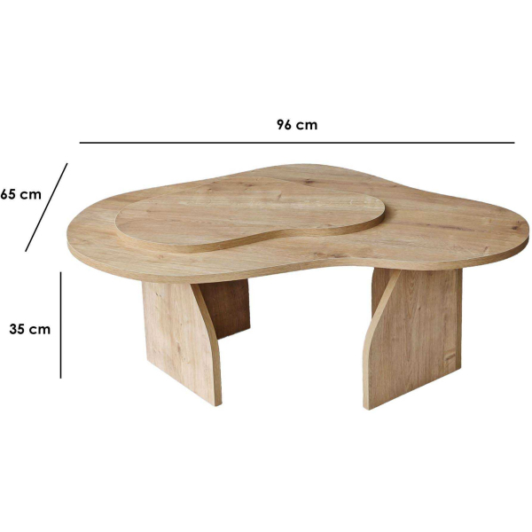 Table basse en aggloméré Melted - ASI-1705