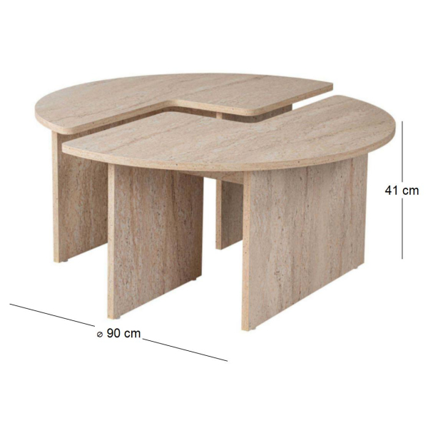 Table basse en aggloméré Moira - 8