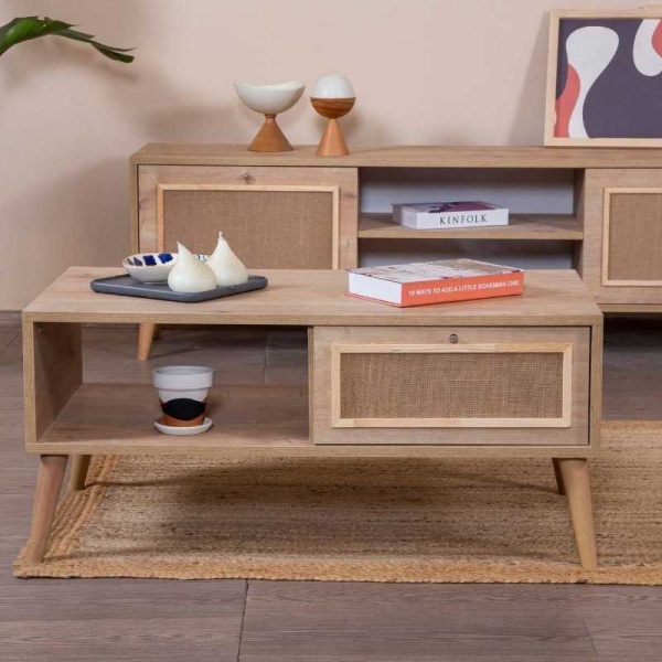 Table basse en aggloméré Mount - HANAH HOME