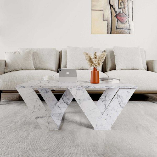 Table basse en aggloméré Pipra - HANAH HOME