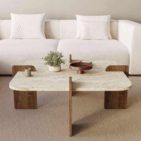 Table basse en aggloméré Poalla - 5