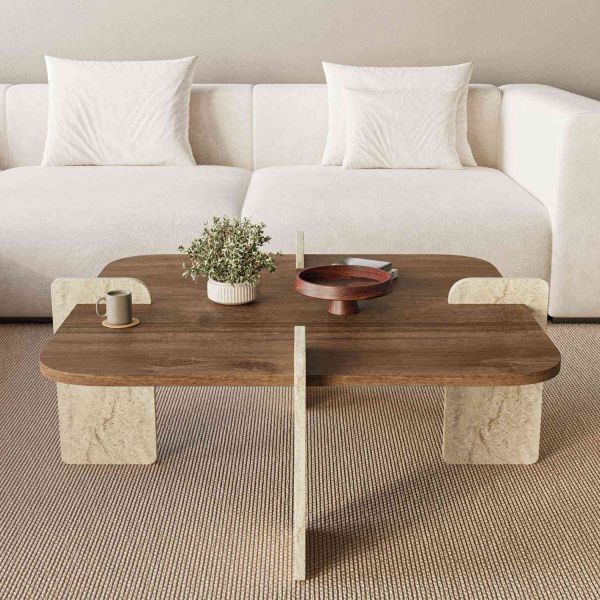 Table basse en aggloméré Poalla - 99,90