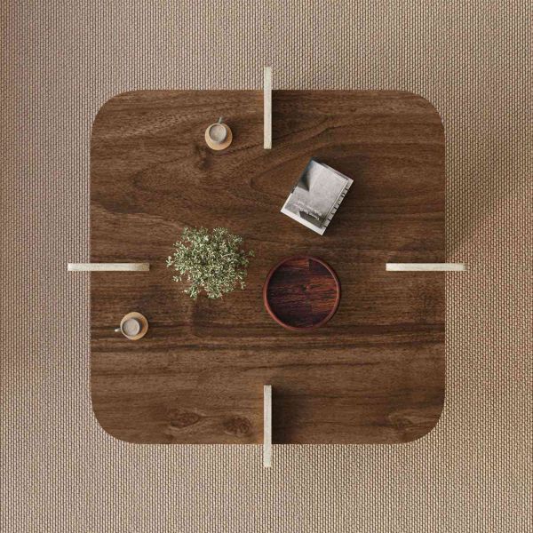 Table basse en aggloméré Poalla - 5