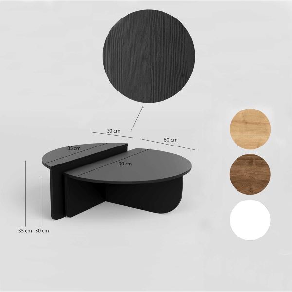 Table basse en agglomeré Podium - ASI-0584