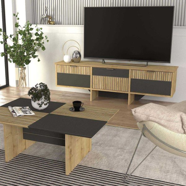 Table basse en aggloméré Poleth - HANAH HOME