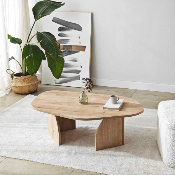 Table basse en aggloméré Rock - HANAH HOME