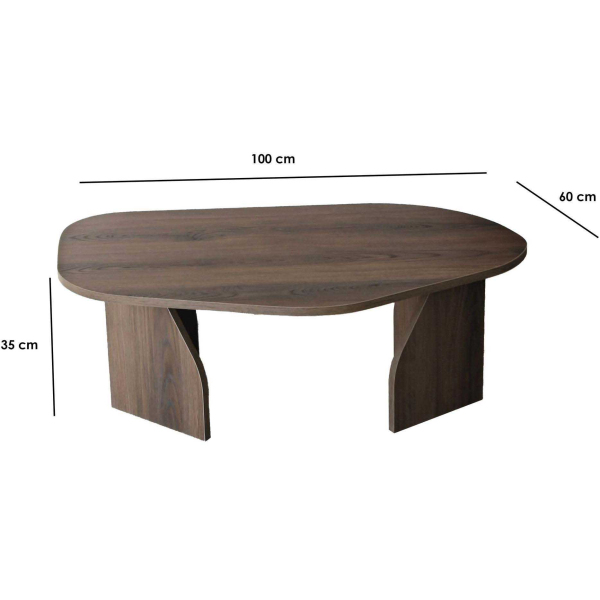 Table basse en aggloméré Rock - ASI-1720