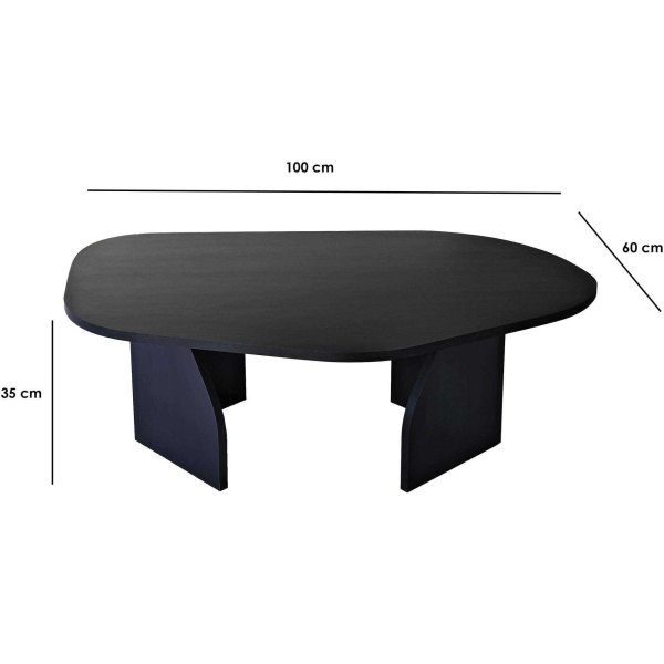 Table basse en aggloméré Rock - ASI-1717