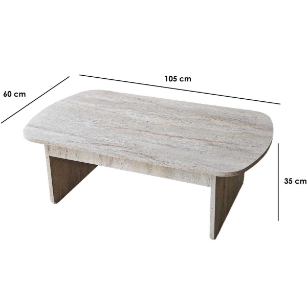 Table basse en aggloméré Theseus - ASI-1714