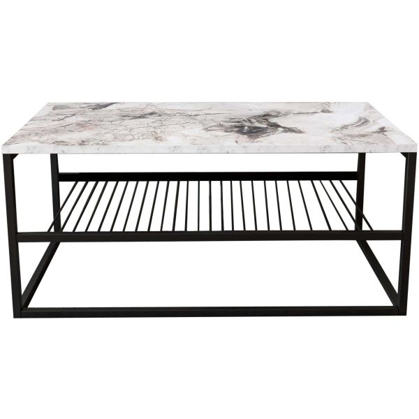 Table basse en aggloméré et métal Asude - 99,90