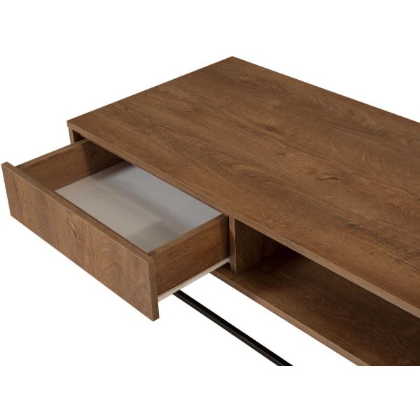 Table basse en aggloméré et métal Dale - 5