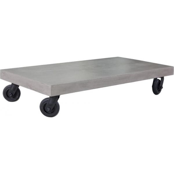 Table Basse En Beton Avec Roulettes Hermitage