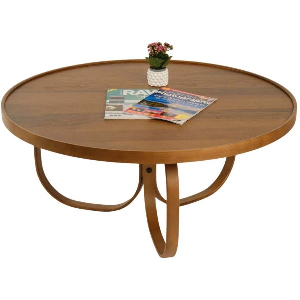 Table basse en bois Jupiter - HANAH HOME