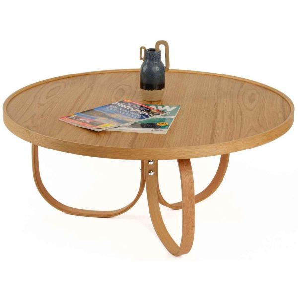 Table basse en bois Jupiter - HANAH HOME