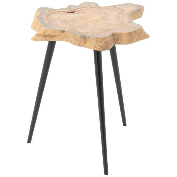 Table basse en bois Maison du lac 50 cm