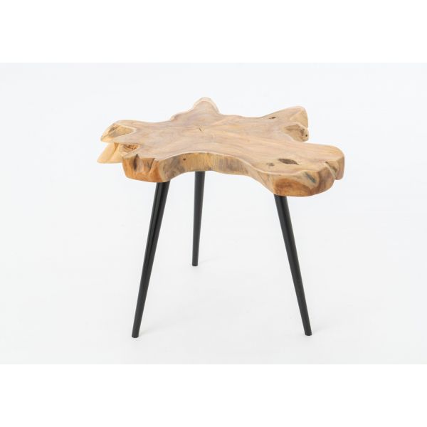 Table basse en bois Maison du lac 70 cm - AMADEUS