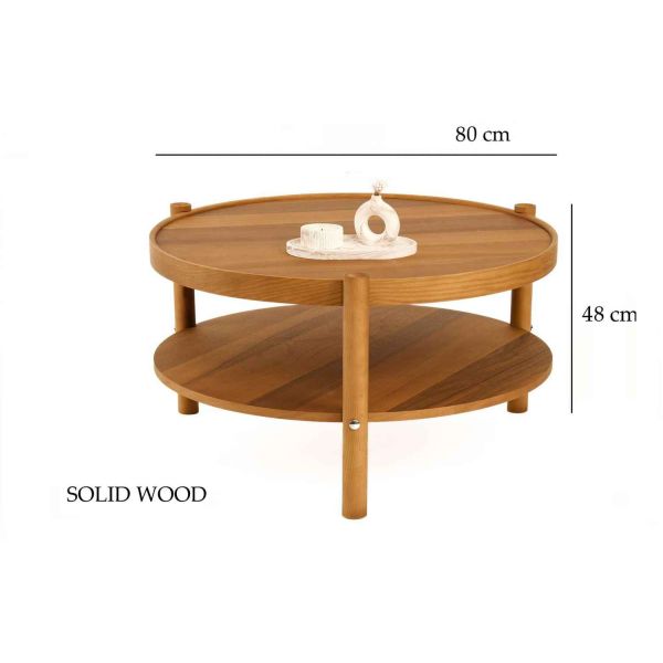 Table basse en bois Monza - ASI-2706