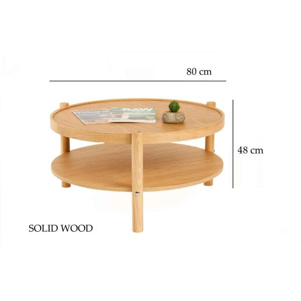 Table basse en bois Monza - ASI-2705