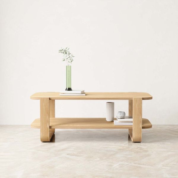 Table basse en bois d'eucalyptus Bellwood - 7