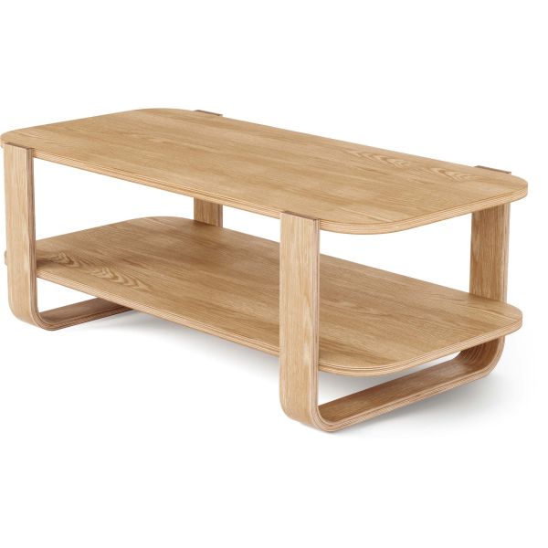 Table basse en bois d'eucalyptus Bellwood - 341,90