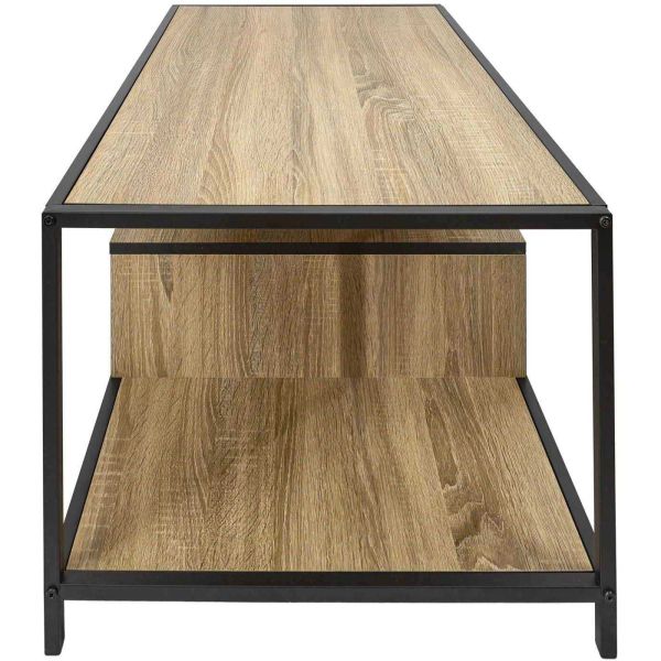 Table basse en bois et métal Edison - 73,90