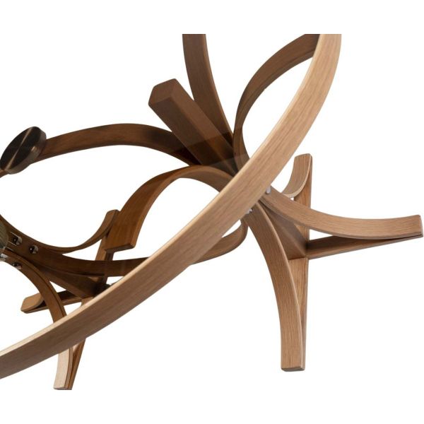 Table basse en bois et verre trempé Buket - 5