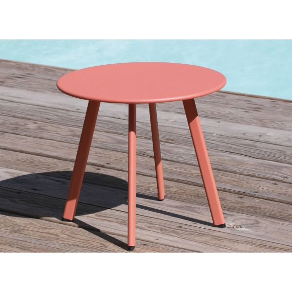 Table basse de jardin en acier Massai 50 cm - PRL-1208