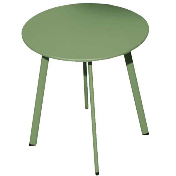 Table basse de jardin en acier Massai 45 cm