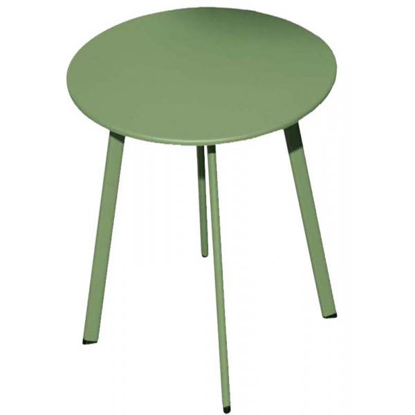 Table basse de jardin en acier Massai 50 cm