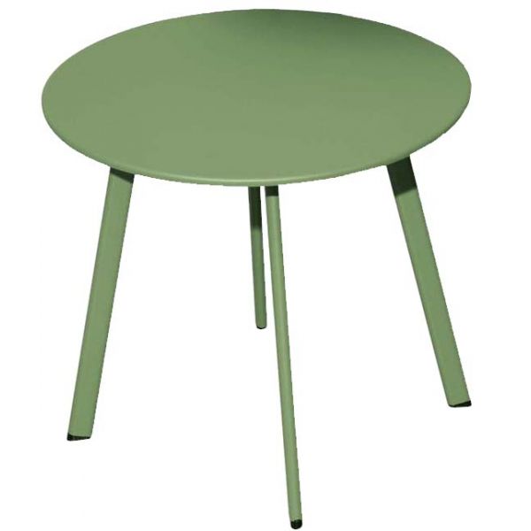 Table basse de jardin en acier Massai 40 cm