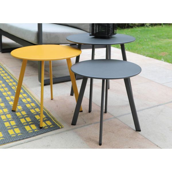 Table basse de jardin en acier Massai 45 cm - 39,90