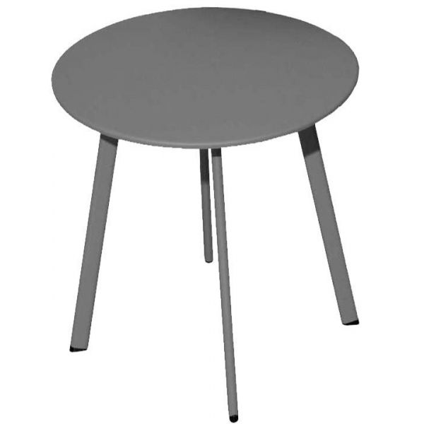 Table basse de jardin en acier Massai 45 cm