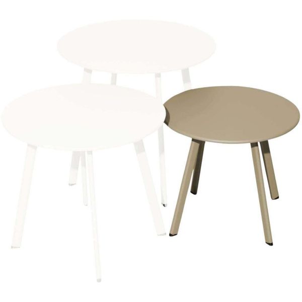 Table basse de jardin en acier Massai 40 cm - PRL-1456
