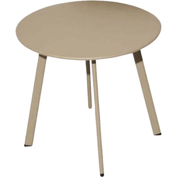 Table basse de jardin en acier Massai 40 cm