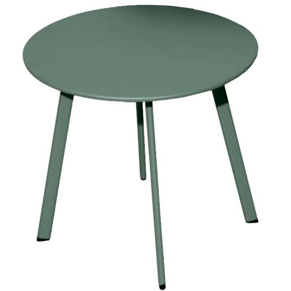 Table basse de jardin en acier Massai 40 cm