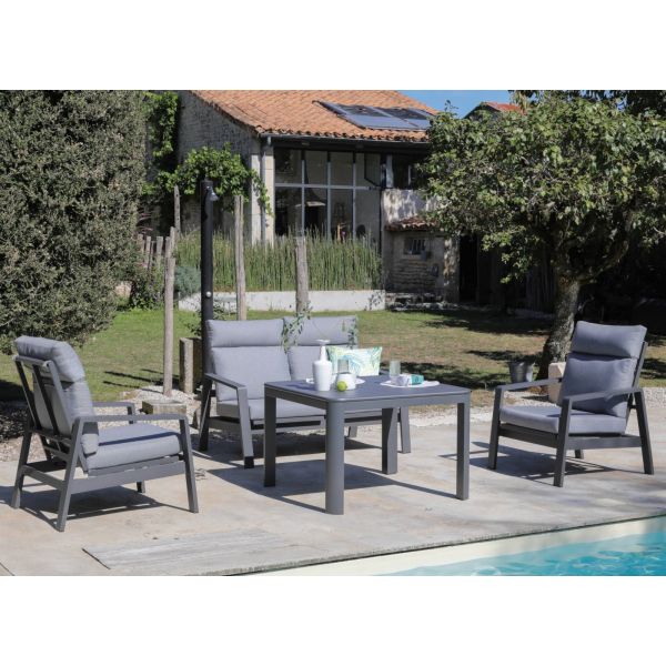 Table basse de jardin en aluminium Eos - PRL-0916
