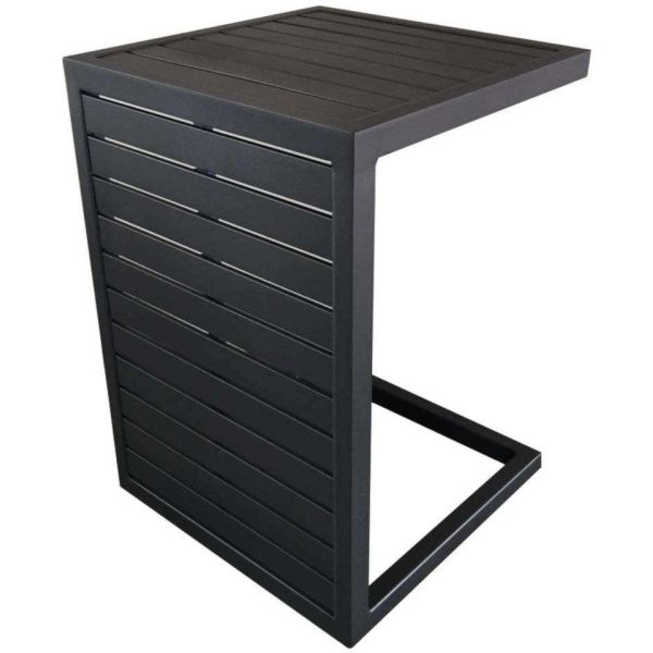 Table basse de jardin en aluminium 2 positions Lou