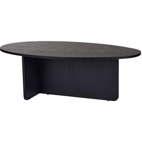 Table basse ovale en aggloméré Orba