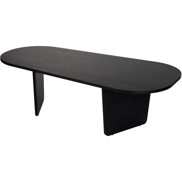 Table basse ovale en aggloméré Ovalis - 109