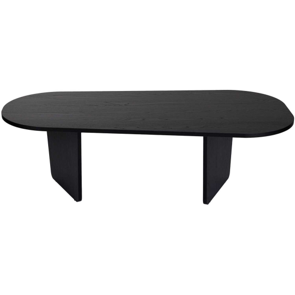 Table basse ovale en aggloméré Ovalis